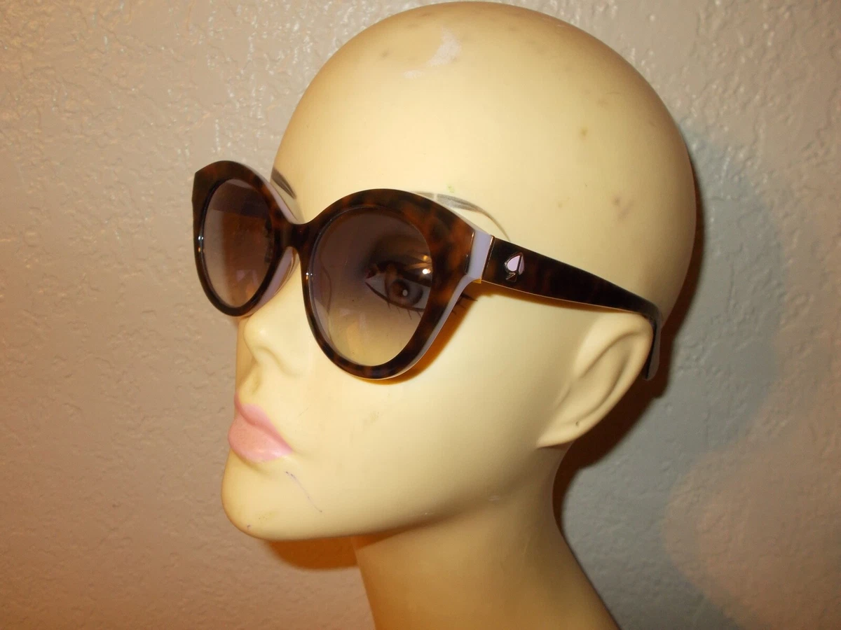 Kate Spade Karleigh 51mm Cat Eye Sunglasses in Havana/Plum NWT Kate Spade Karlena 2NLHA Round Cat Eye Sunglasses Havana  main image 4