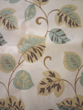 floral leaf pattern fun fabric heavyweight 16 x 9 inch 1pc new