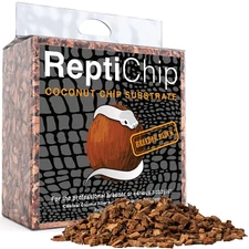 ReptiChip Reptile Substrate Coconut Chip Block for Snake and Lizard Bedding