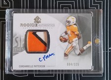 84/325 = 1/1 2013 Upper Deck SP Authentic Cordarrelle Patterson Auto/Jsy RC 