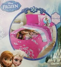 4 pc Disney Frozen Full Comforter, Shams  Bedskirt Set NIP