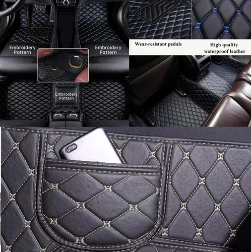 For Hummer H2 H3 H3T All Models Car Floor Mats Custom Waterproof Carpets Liner - Picture 6 of 37