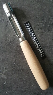 ZASEVES vide pomme, vide fruit ,inox et manche en bois, vide pomme diametre 1.5 cm