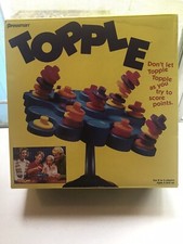 Pressman Topple Board Game Complete 2004