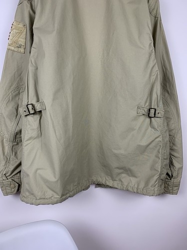Vintage Ralph Lauren Polo 67 Jeans Co Jacket Military Beige Large Men’s 90’s Old - Picture 24 of 24