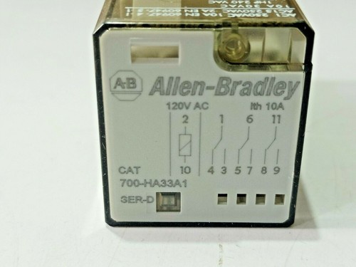 Allen Bradley 700-HA33A1 Relais 120Vac Ith 10A 30Vac - Bild 2 von 5