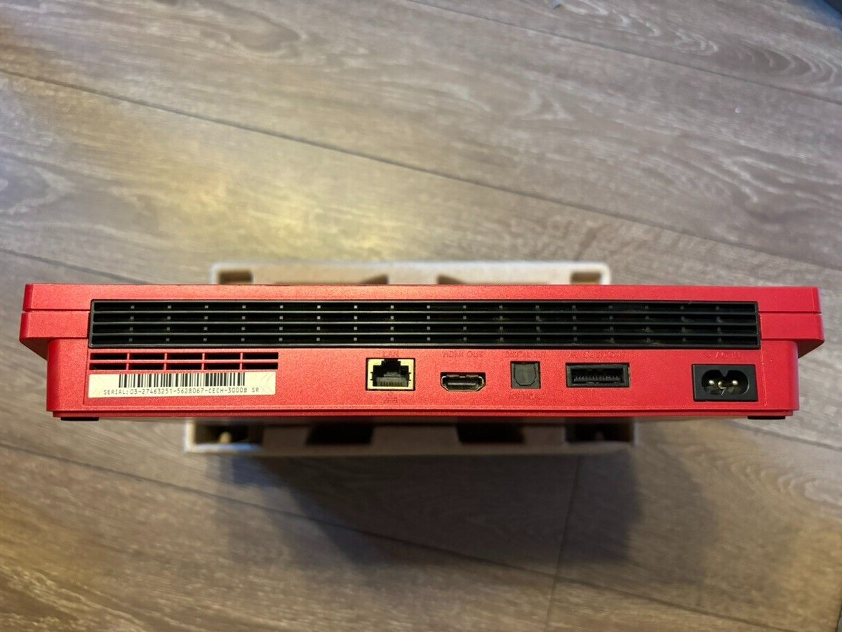 PS3 Scarlet Red CECH-3000B 320GB SR Game console SONY PlayStation