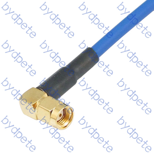RG402 Extension cable RP-SMA female to RP-SMA male right angle Semi Flexible lot - Picture 2 of 8