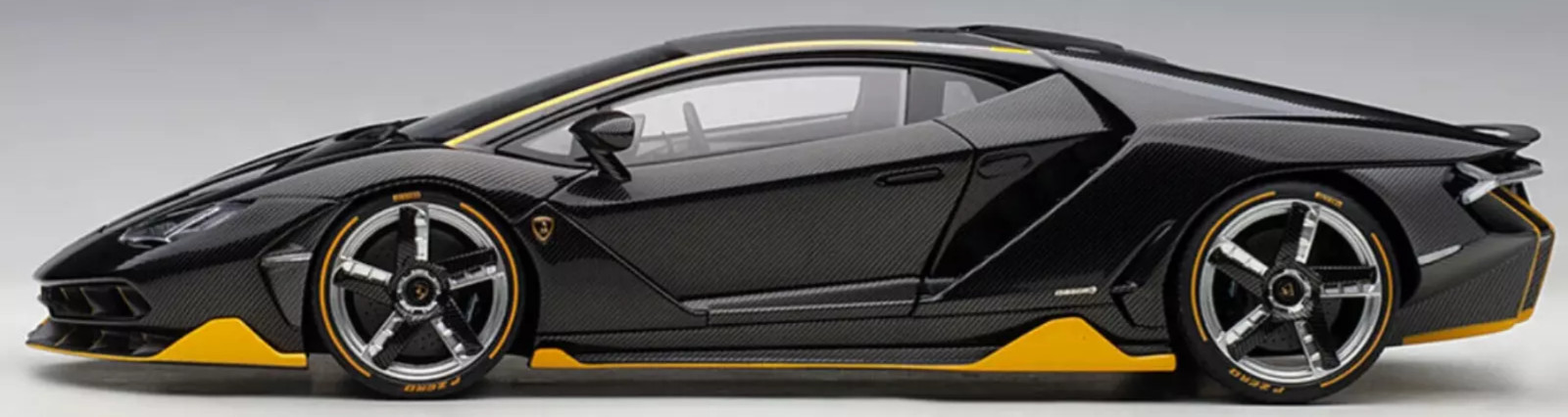 Lamborghini w/CarbonFiber Wing/Rear Trunk Spoiler&Wheels/Rims1:18SCALE MODEL CAR