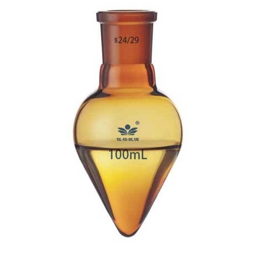 5ml - 1000ml Amber Clear Pear Shape Boiling Flask with Standard Outer Joints - Picture 10 of 13