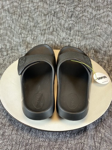 OOFOS OOahh Sport Flex Limited Sandal Men's Size 14 Black Labyrinth - Picture 6 of 8
