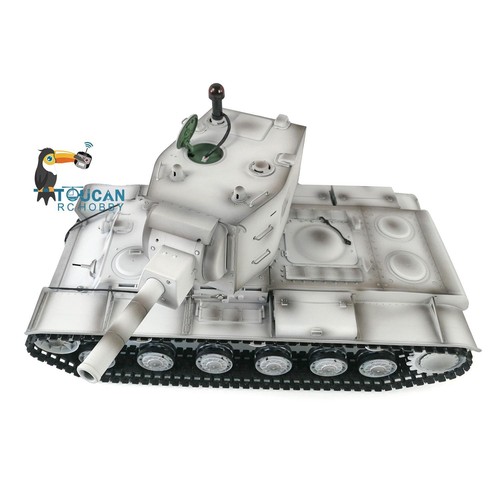 1:16 Henglong 7.0 Plastic RC Tank Model Soviet KV-2 RTR BB IR 3949 Barrel Recoil - Picture 5 of 12