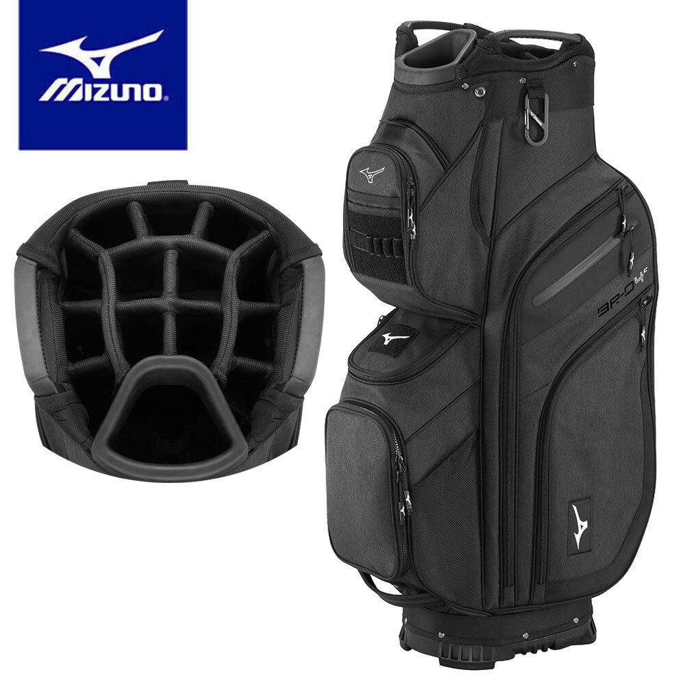 Mizuno BR-D4 Golf Cart Bag - Heathered Charcoal Mizuno BR-D4 Golf Cart Bag - Heathered Charcoal