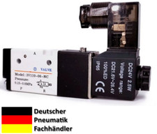 Pneumatik Ventil 3/2 Wege 12V 1/8" 1,5 - 8 bar NEU! Pneumatik Wegeventil 3/2