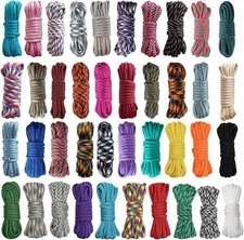 40 Colors 10 Feet Paracord Cord Multifunction Paracord Ropes 550Lb Survival Para