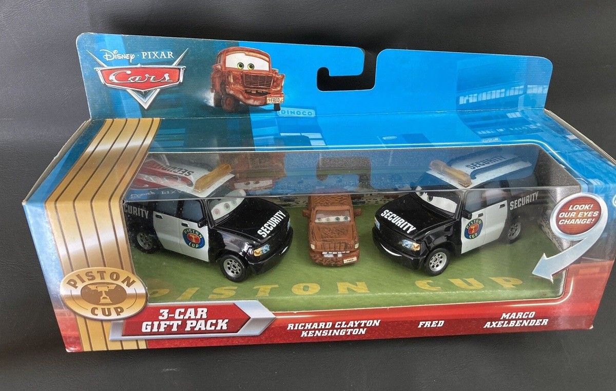 PIXAR Cars 3-CAR Gift Pack Pit Crew SARGE FILLMORE McQueen