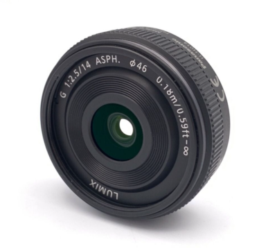 Panasonic Lumix G 14mm F2.5 ASPH Pancake lens M4/3 Mount H-H014