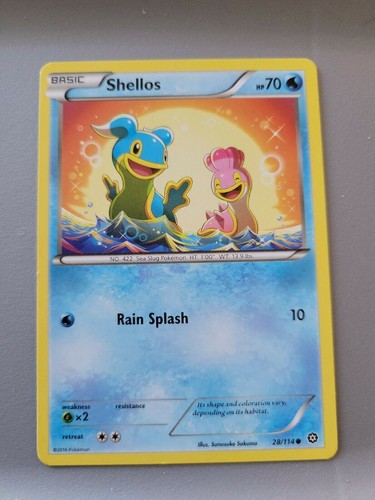 Pokemon TCG Card 2016 Steam Siege Shellos 28/114 Non-Holo | eBay