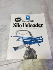 Vintage StarLine Dairy Farm silo unloader Catalog barn feed equipment brochure 