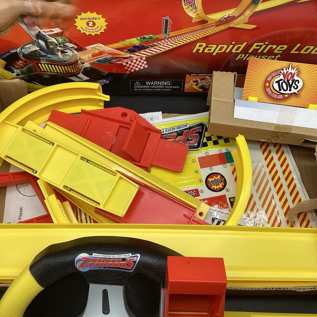 2002/03 Playmates Speedeez Hummer H2, Rapid Fire Loop Playset LOT