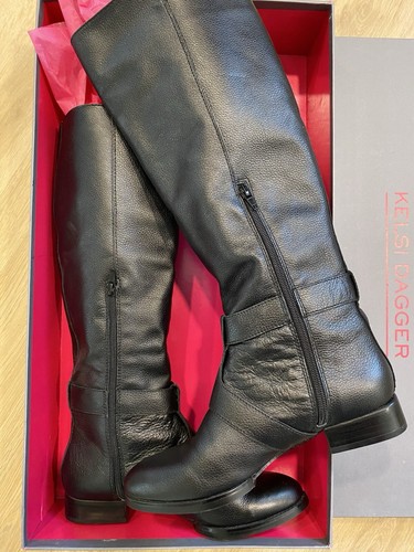 Kelsi Dagger Karavan Leather Boot in Black 8 - Picture 7 of 10
