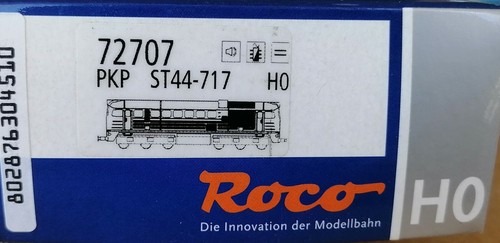 ROCO 72707 HO Diesellokomotive ST44-717 PKP-Cargo DCC Digital mit Sound Neu Ovp - Picture 5 of 7