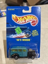 1991 Hot Wheels Mattel '40's Woodie Collector #217 4316 Mint