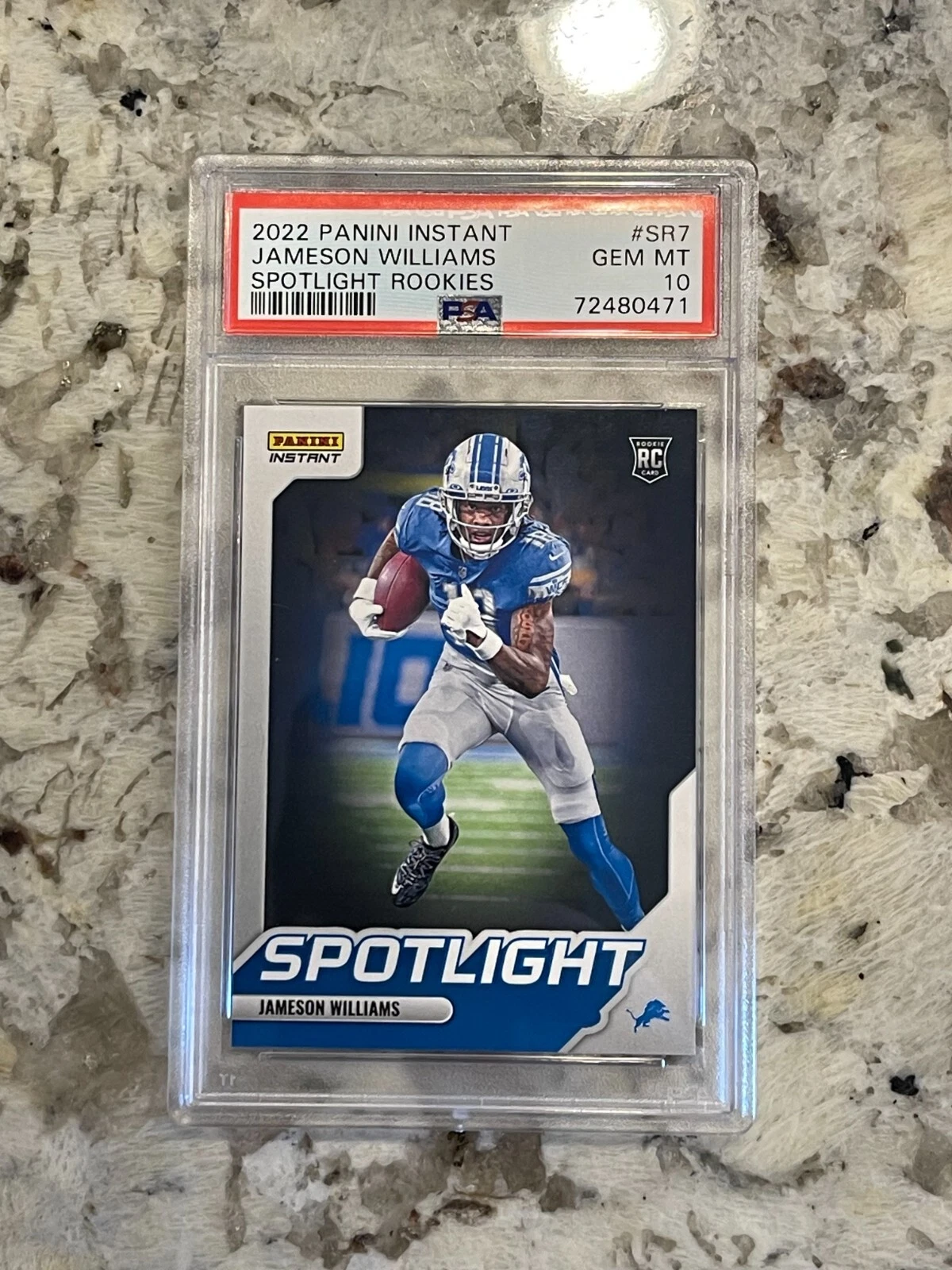 Jameson Williams Panini Instant Spotlight Rookies #SR7 Base