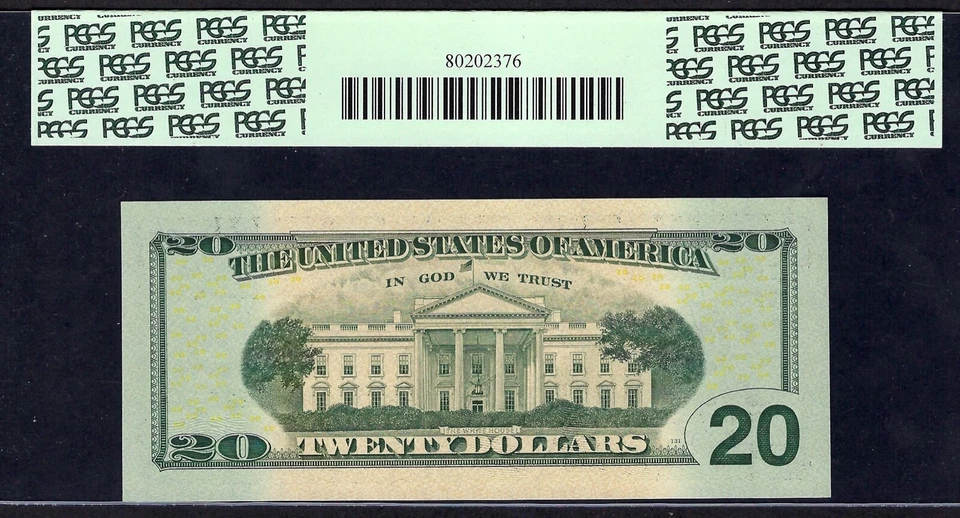 🇺🇸 2006 $20 DOUBLE QUAD S/N ♚♚IB 00002222 E♚♚  PCGS GEM NEW 65 PPQ AMAZING! - Image 3 of 3