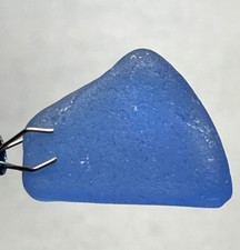 GENUINE COBALT BLUE PACIFIC OCEAN Surf Tumbled FORMOSA SEAGLASS collector item