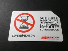 Phone Card Italy, Italia, Super ISDN Line, Telecom, Used