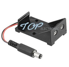 New 9V Battery Holder Box Case Wire Plug 5.5 2.1mm for Arduino AU