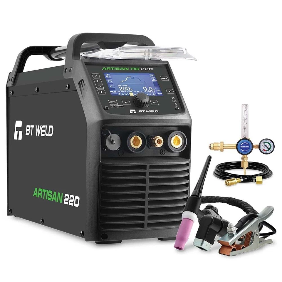 Bt Weld ARTISAN TIG 220 AC/DC Welder + Torch MMA PFC ACDC 652220 - Bild 1 von 1