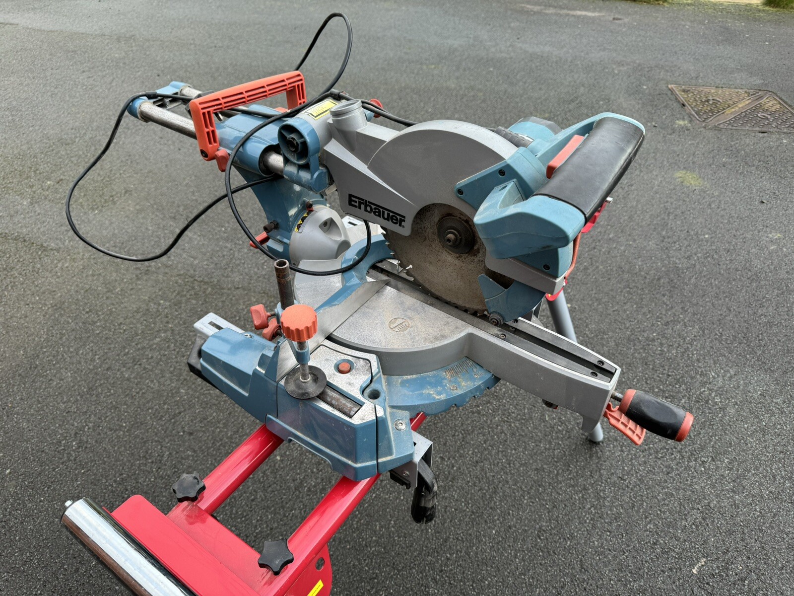 Erbauer ERB238MSW 254mm Sliding Compound Mitre Saw and Stand eBay