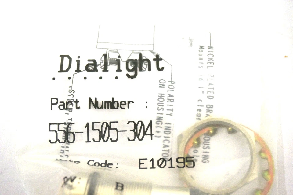 2 NEW DIALIGHT 556-1505-304 INDICATOR 5561505304 - Image 2 of 2