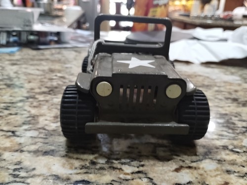 Original Tonka ARMY JEEP Vintage Antique Pressed Streel U.S.A. Military - Picture 3 of 9
