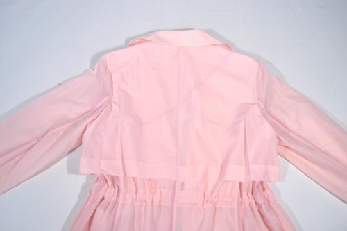 NWT $695 DEREK LAM 10 CROSBY LEXI TRENCH COAT, PINK, SMALL - Picture 12 of 13