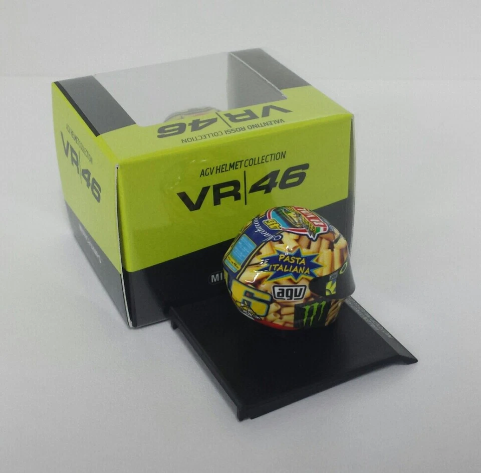 MINICHAMPS VALENTINO ROSSI 1:10 MODELLINO CASCO MOTOGP MUGELLO 2014 MODELLISMO - Immagine 2 di 4