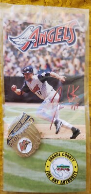 2000 Darin Erstad #17 Anaheim Angels Gold Glove Pin New
