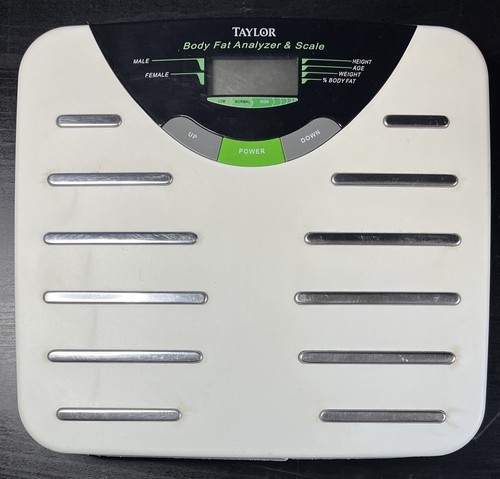 Taylor Body Fat Percent Analyzer And Scale White Water Weight | eBay UK