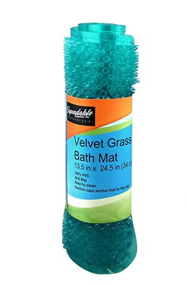 Grass Textured Spa Quality Foot Scrubber Bathmat Bathroom Tub & Bath Mat