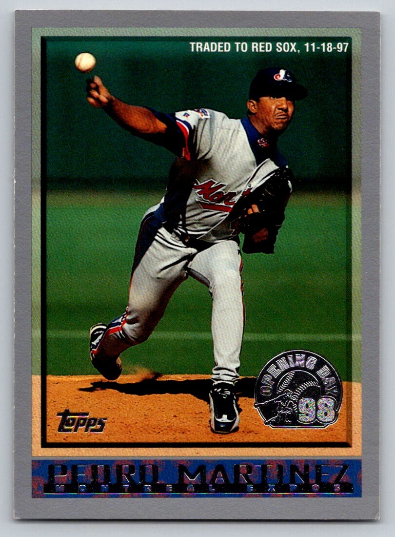 1998 Topps Opening Day #165 Pedro Martinez Red Sox $$$