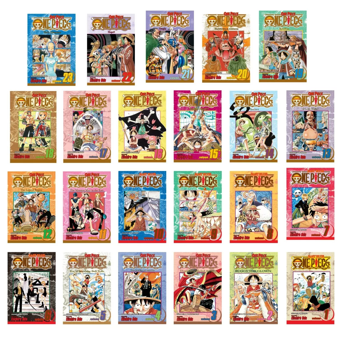 One Piece Box Sets: One Piece Box Set 1: East Blue and Baroque Works :  Volumes 1-23 with Premium (Series #1) (Paperback) 