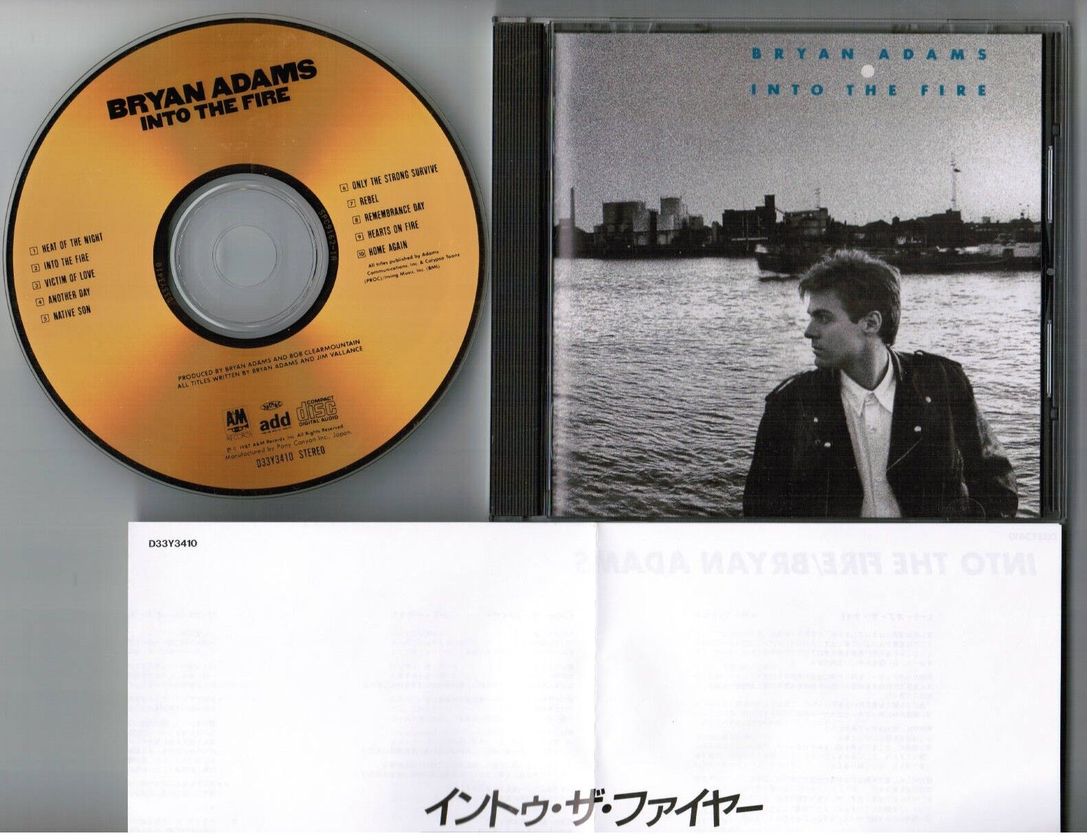 Bryan Adams- Heat of the Night 1987 From CD: Into The Fire