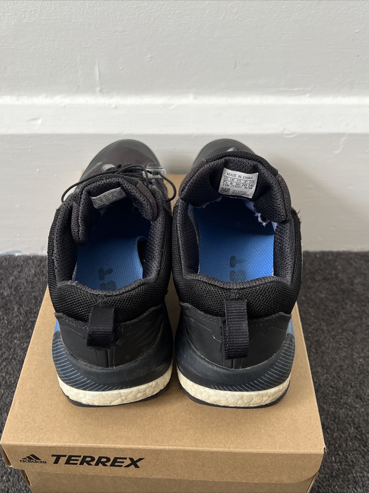 Adidas Womens UK Size 6 Black Trainers Walking Shoes Goretex Boost Terrex Shoes eBay