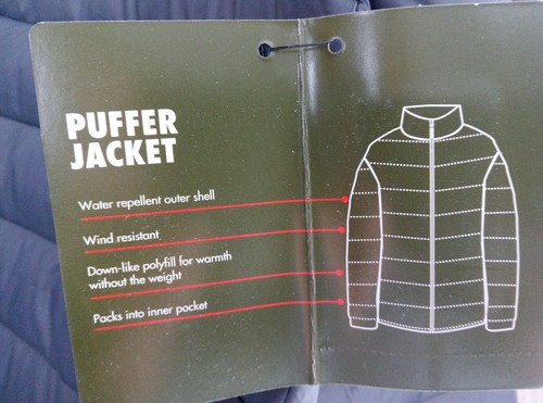 New Ozark Trail Gray Puffer Jacket Size MED 38-40 - Picture 4 of 6