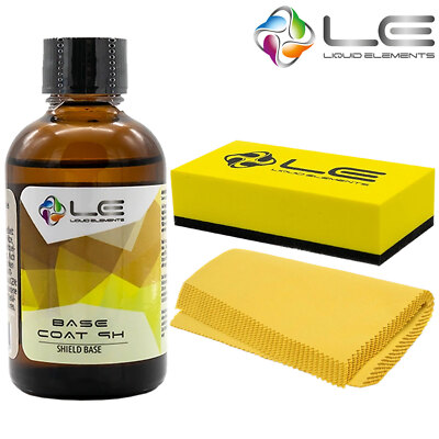 Liquid Elements Base Coat Keramikversiegelung Set mit Applikatorblock & Scatter