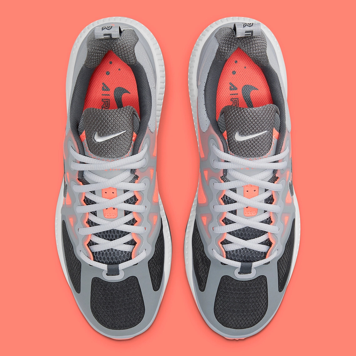 New Nike Air Max Genome Shoes Smoke Gray Mango CW1648-004