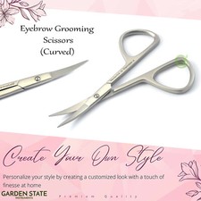 Universal Nose Hair Trimming Scissors Curved Eyebrow Ear Nose Hair Cut Pain-Free