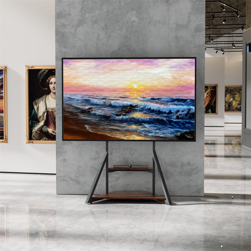 Heavy Duty Corner TV Floor Stand for Big Screens 40-75” Optimal Sports Viewing - Picture 6 of 12